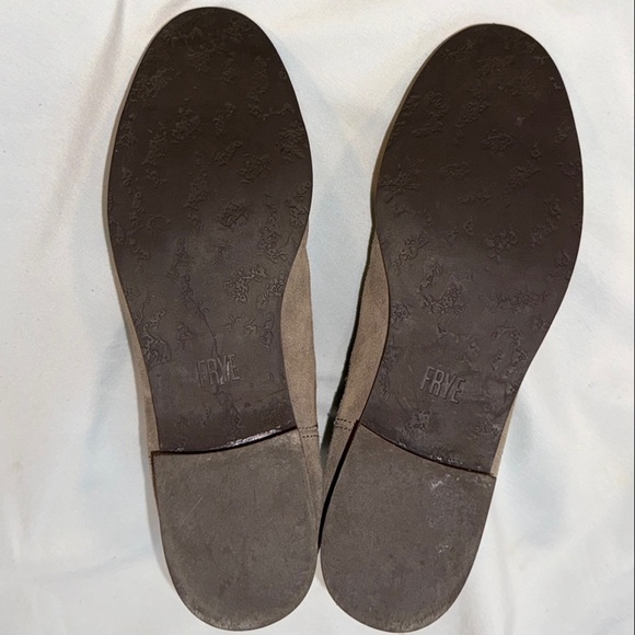 FRYE Mallory Chelsea Suede Leather Ankle boots, Taupe, women’s size 8, preowned - Picture 7 of 11